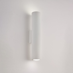 [BL297-AP2-BCO] Applique bianco laccato 30x8x6 GU10 2 luci