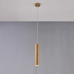 [BL297-S1-ORO] Sospensione in ferro bianco Ø8 H.30 max 100