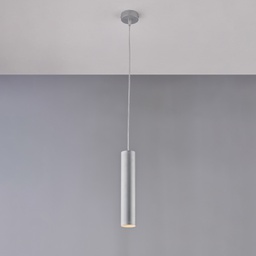 [BL297-S1-ARG] Sospensione in ferro bianco H.30 - Ø8 cm