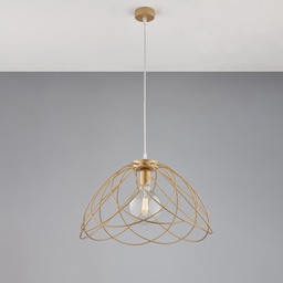 [BL298-S1-ORO] Lampadario in ferro oro H.32 - Ø45