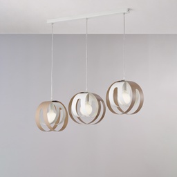[BL302-BIN3-BT] Sospensione rettangolare 86x26 cm 3 luci