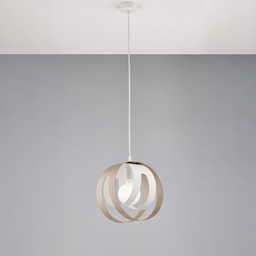 [BL302-S1-BT] Sospensione diffusore ferro bianco tortora Ø26