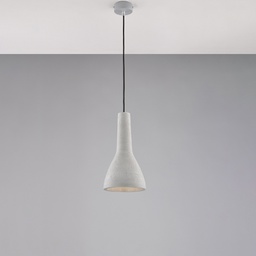 [BL305-S1-PC] Sospensione grigia Ø17 cm, H.38 cm, 1 luce