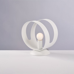 [BL306-LT-BCO] Lampada in ferro bianco H.22 x Ø19 cm