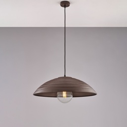 [BL308-1-RG] Sospensione ferro laccato nero Ø50 cm