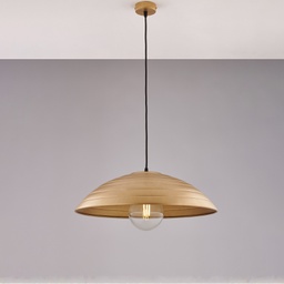 [BL308-1-ORO] Sospensione 50x50 cm ferro nero oro antico