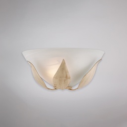 [BL313-AP1-AV] Applique avorio oro antico 30x15 cm
