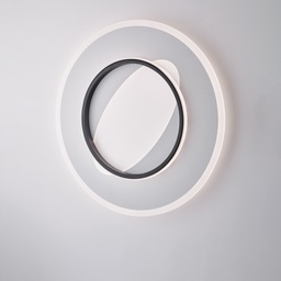 [BL321-PBC] Plafoniera in metallo e alluminio 50x6 cm