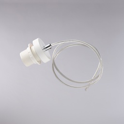 [BL326-S1-BCO] Montatura in ferro bianco H.13 - MAX 113 - Ø7