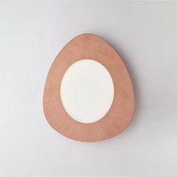 [BL327-RM] Plafoniera triangolare 40x5 cm rame antico