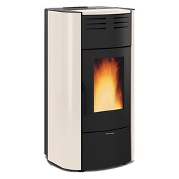 [DFL7002140] Termostufa a pellet avorio 633x626x1176 mm