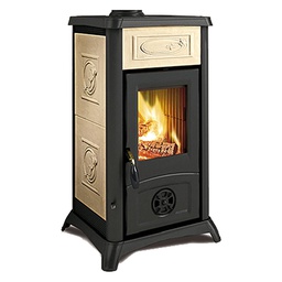 [DFL7000584] Stufa a legna bianca 460x495xh.840 mm