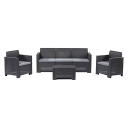 [DFL6129572] Set da giardino polipropilene antracite