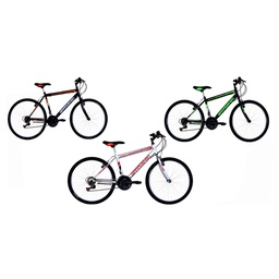 [DFL8030600] Bicicletta uomo MTB 26 argento/rosso