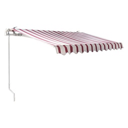 [DFL8048770] Tenda da sole avvolgibile 300x200 bordeaux/crema