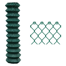 [DFL1073210] Rete griglia 100x50 cm in PVC zincato