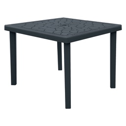 [DFL6129730] Tavolo in polipropilene 90x90xh.74,5 bianco