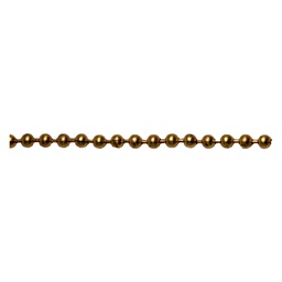 [DFL3114954] Catena a perline ottonata cromata 3,6 mm