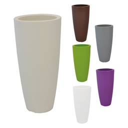 [DFL6126793] Vaso tondo grigio 33x70 cm 12 lt.