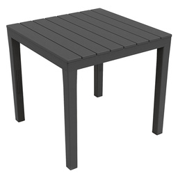 [DFL6131623] Tavolo in polipropilene bianco 78x78xh.73