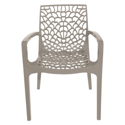 [DFL6138580] Sedia in polipropilene bianca 56,5x55xh.81