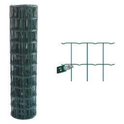 [DFL1072090] Rete elettrosaldata plastificata 100x25 mt