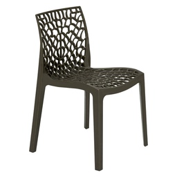 [DFL6138590] Sedia in polipropilene bianco 52x51xh81