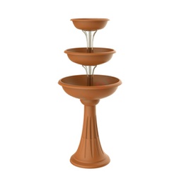 [DFL6125260] Ciotola per fiori con colonna colore terracotta 30x40x50 cm