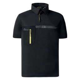 [DFL1063551] Polo termoregolatrice nera taglia L