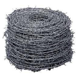 [DFL1075001] Filo spinato zincato 12 mm x 1,7 mm - 200 mt