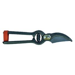 [DFL060196] Forbici da vigna 18 cm, brunite, cuoio