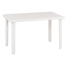 [DFL6131890] Tavolo in polipropilene bianco 120x70xh72