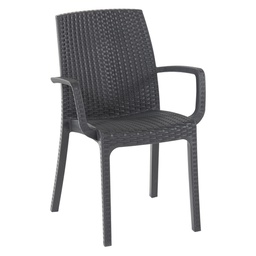 [DFL6129535] Sedia in polipropilene bianca 57x59xh.86