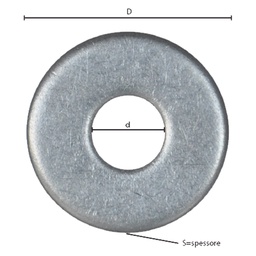 [DFL402441] Rondella grembialina inox A2 15x3,0x44 mm