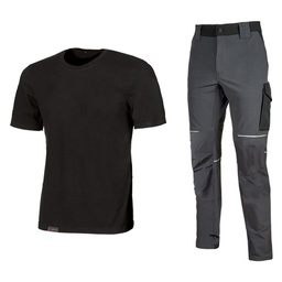 [DFL1069915] Kit t-shirt e pantalone work wear tg. S