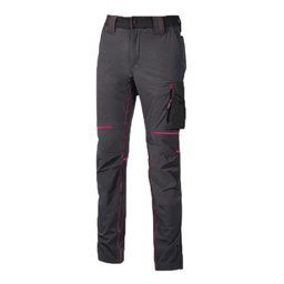 [DFL1064954] Pantalone da lavoro grey fucsia L