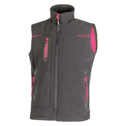 [DFL1064970] Gilet universe lady grey fucsia taglia S
