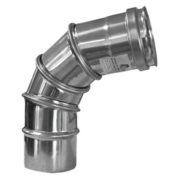 [DFL7025700] Gomito girevole 90° ø 8 cm in acciaio inox