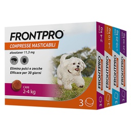 [DFL6800851] Compresse antiparassitarie masticabili cani 2-4 kg