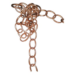 [DFL3114850] Catena ornamentale ovale 30 mt, bronzata
