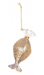 [B0970751] 12x Pendaglio Vt Toffee Champagne 4,6X11,9H