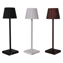 [DFL8123014] Lampada da tavolo ricaricabile 10x10xh.38 cm