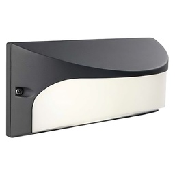[DFL8041922] Applique led dome marrone 22x9,8x10 cm