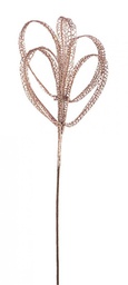 [B0932912] 12x Ramo Joseline Oro Rosa H65Cm