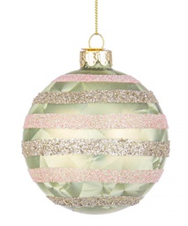 [B0970504] 12x Sfera Vt Chrystal Verde Orizz D80