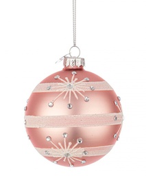 [B0937313] 12x Sfera Vt Glimmer Oro Rosa D80