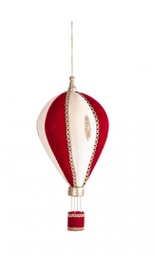 [B0971184] 1x Pendaglio Lucrezia Mongolfiera Rosso H58