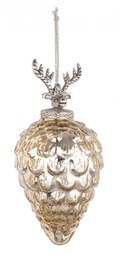 [B0971675] 4x Pendaglio Vt Decorum Pigna Oro