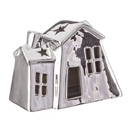 [B0912139] 6x Casetta Specchio Argento