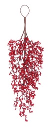 [B0934788] 6x Decor. Delia Bacche Rosso Goccia